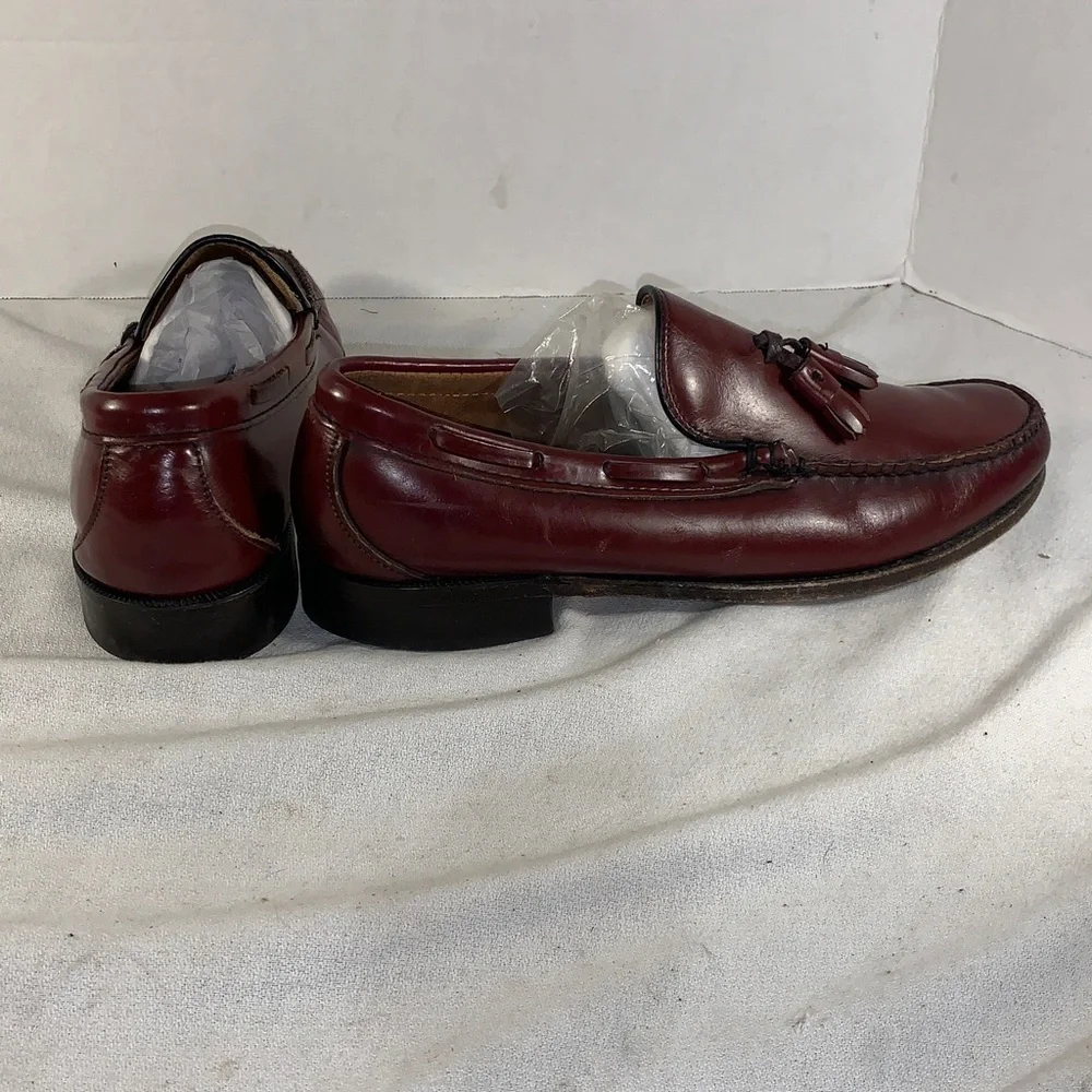 Sebago Men's Tassel Loafers in Burgundy